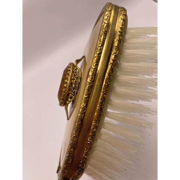 Made in USA Vintage Gemlite Art Deco Brush & Comb Set - Picture 12 of 16